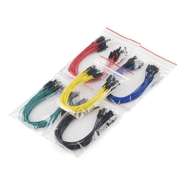 Jumper Wires Premium 6 F/F - 20 AWG (10 Pack) - PRT-11710 - SparkFun  Electronics