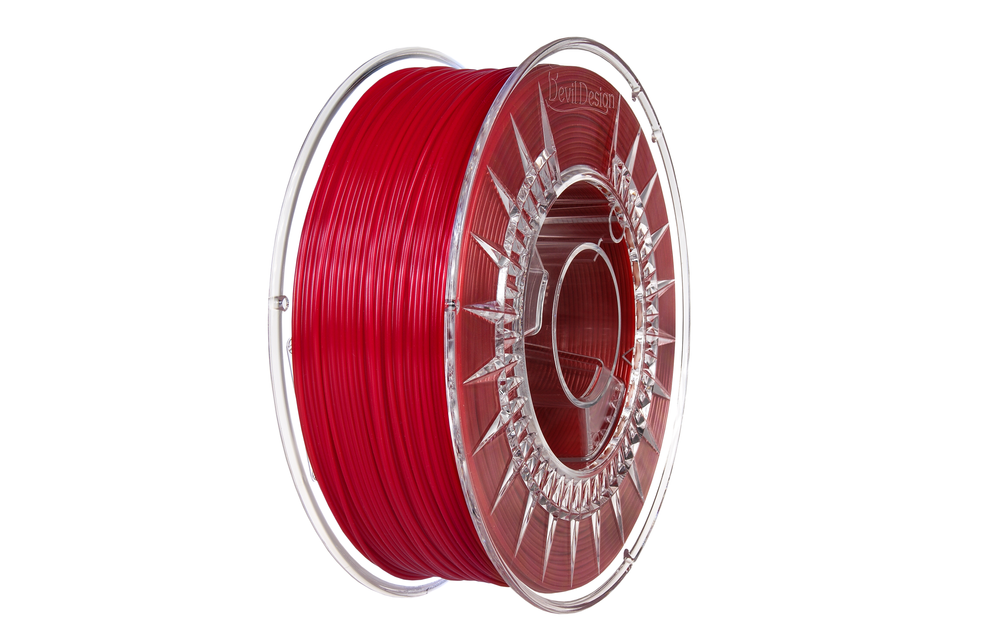 Filamento PLA Vermelho Quente - 1,75 - 1kg - Devil Design