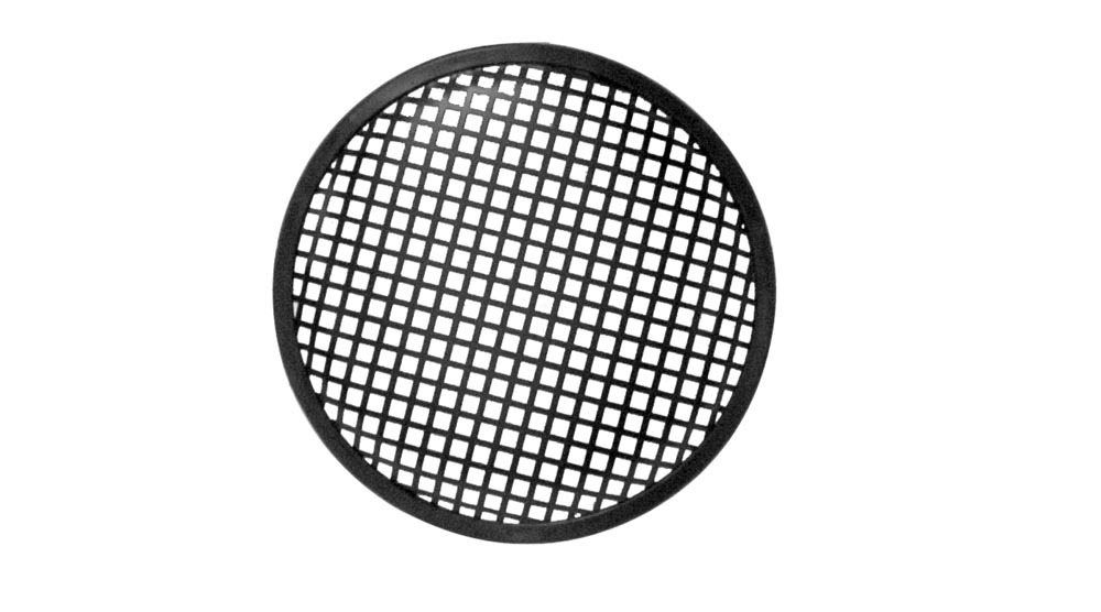 HQ Power Rejilla de altavoz de metal negro 20.3cm - Eficiencia de sonido moderna