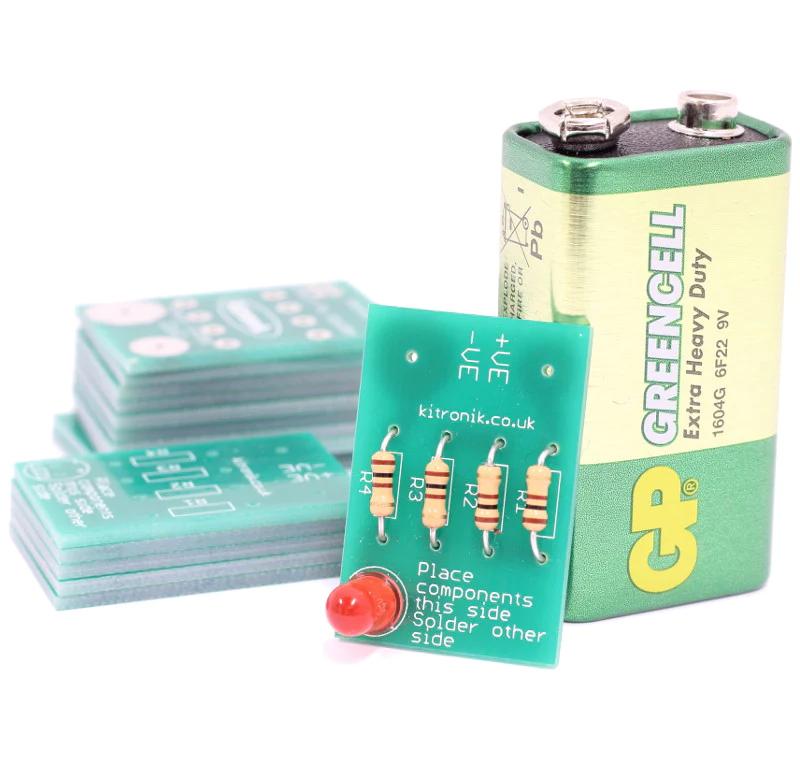 Kit De Soldadura SMD AZDelivery NE555 Con LEDs Molones Para Aprender Y Practicar Como Un Crack