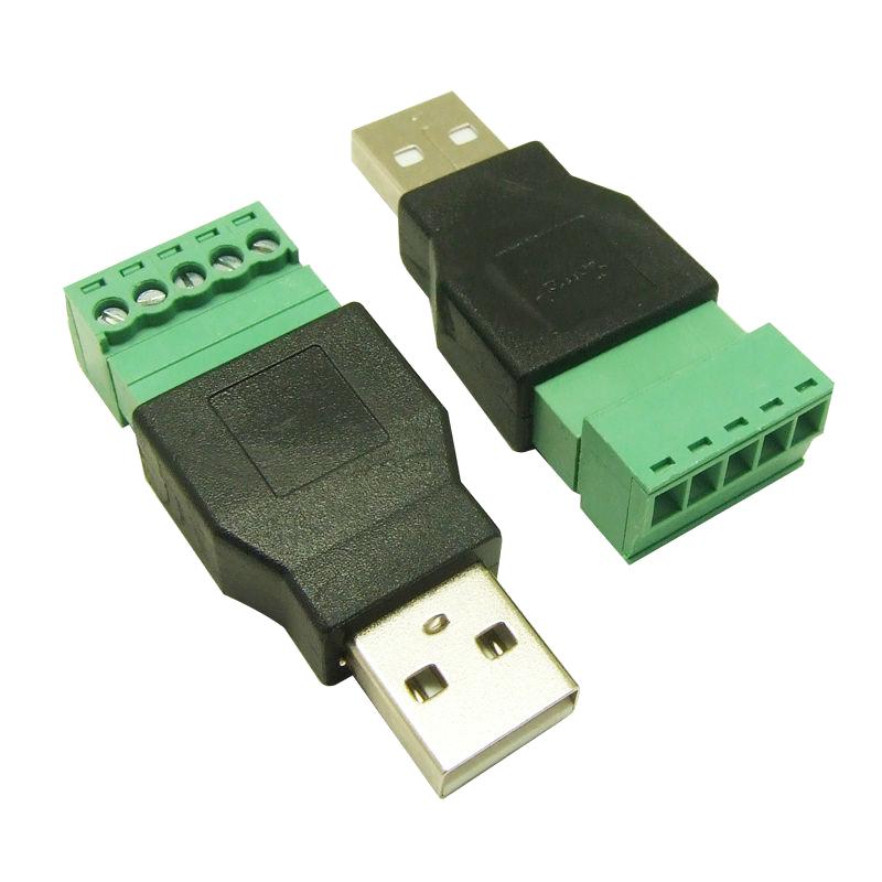 Opencircuit USB hane-till-plintadapter