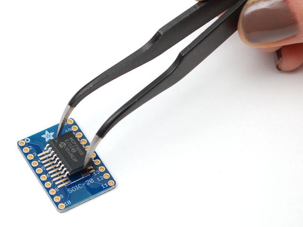 Adafruit SMT breakout PCB voor SOIC-20 of TSSOP-20 - 3-pack!