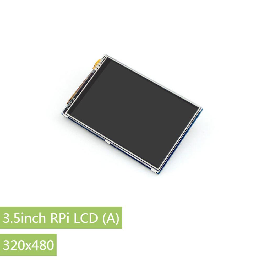 Waveshare 3.5 Inch Raspberry Pi Touchscreen – 480x320, Resistief, 125 MHz SPI, Compatibel Met Alle Versies Van Raspberry Pi (4, 3, 2, Zero)