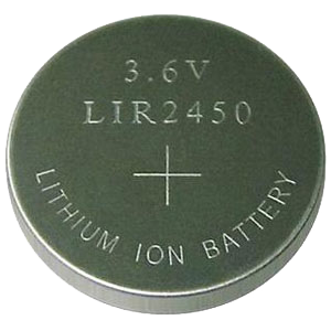 LIR2450 3,6V oplaadbare coincell-batterij