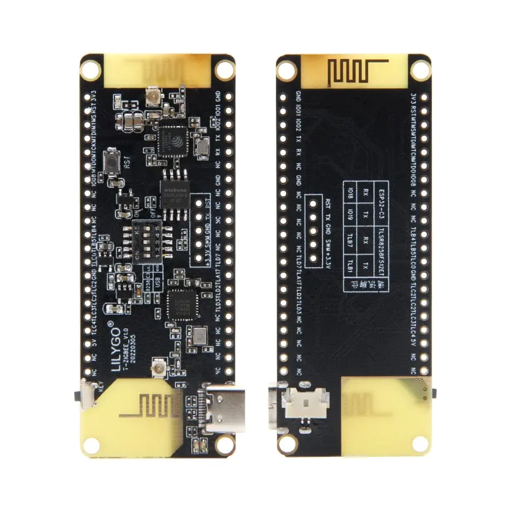 LilyGO T-Zigbee PA - ESP32-C3 TLSR8258 Dubbele Microcontroller