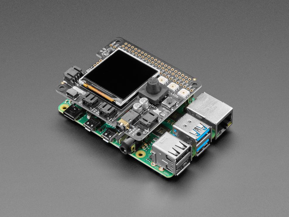 Adafruit BrainCraft hat - Machine Learning voor Raspberry Pi 4
