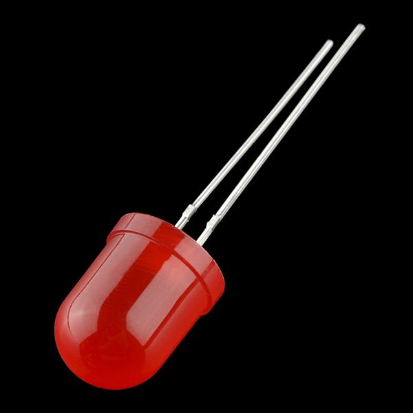 LED diffuse - Rouge 10mm