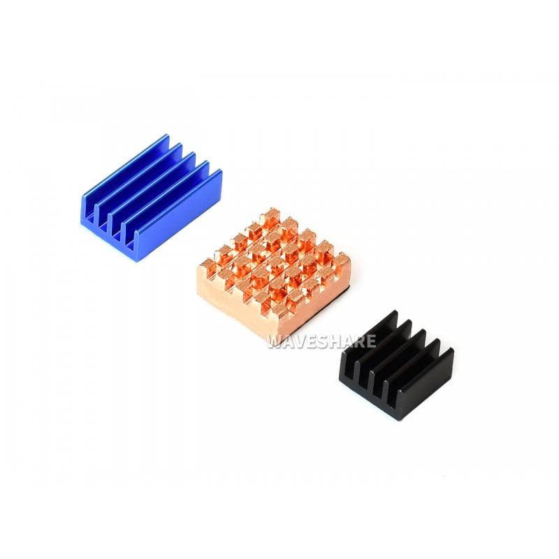 Colorful Heat Sink Set for Raspberry Pi 4B/3B+ - 3 pieces
