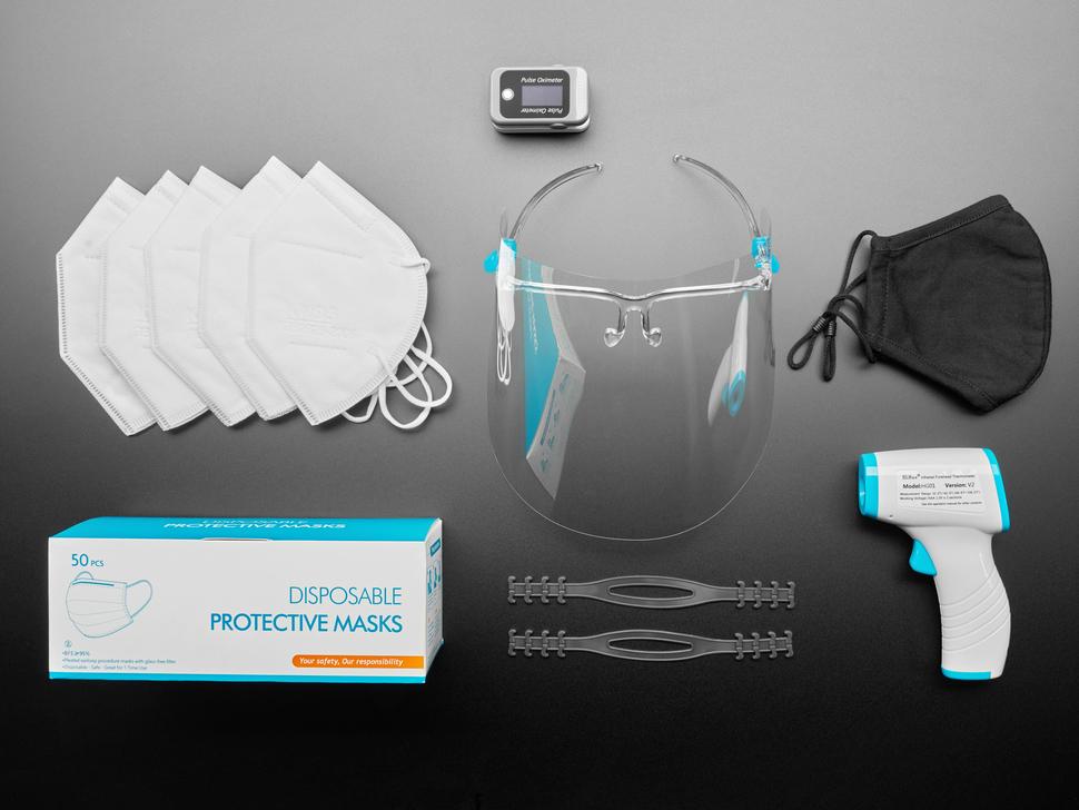 Adafruit PPE "The Works" Pakket - All-in-One Beschermingsuitrusting Set