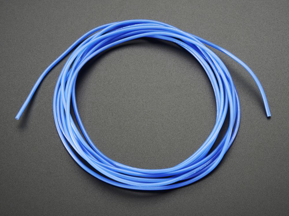 Adafruit Silikonebetræk flertrådet ledning - 2m 26AWG blå