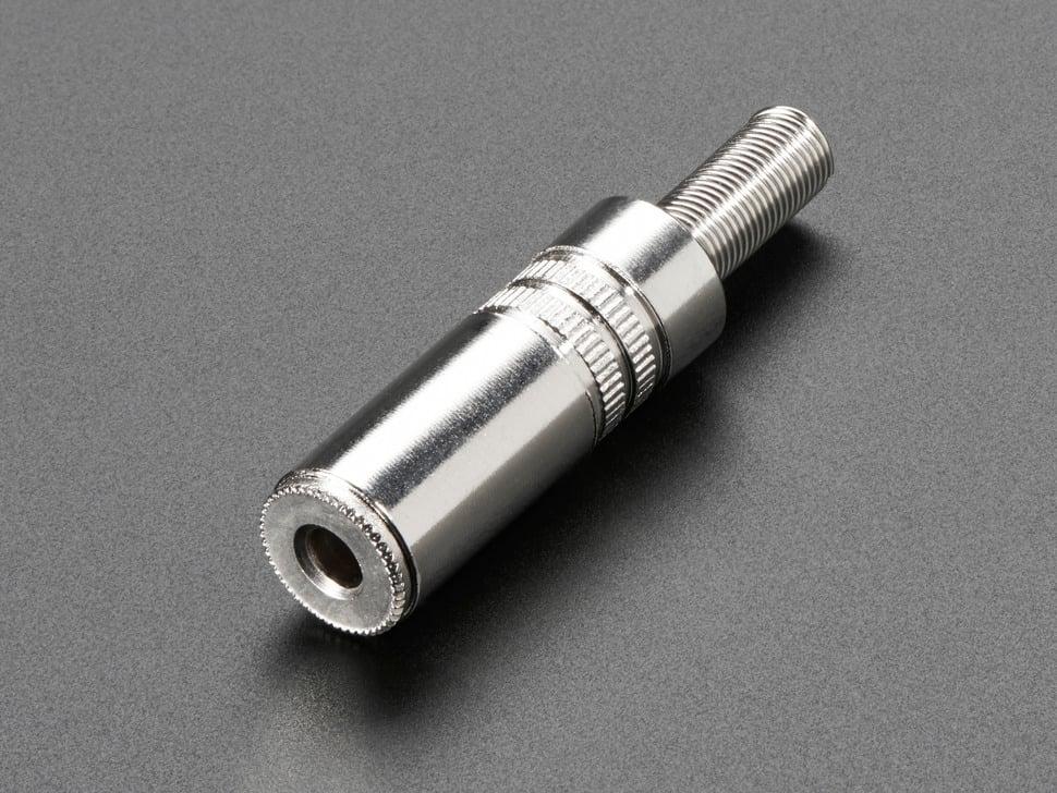 Adafruit 3,5 mm (1/8") stereo DIY "vrijhangende" in-line jack