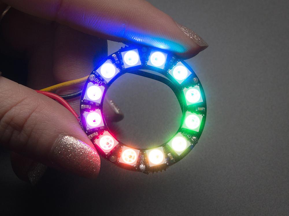 NeoPixel Ring - 12 x 5050 RGB LED met geïntegreerde drivers
