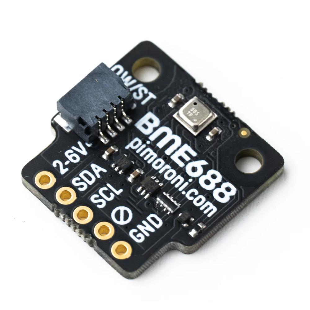 Pimoroni BME688 4-in-1 Air Quality breakout (gas, temperatuur, druk, vochtigheid)