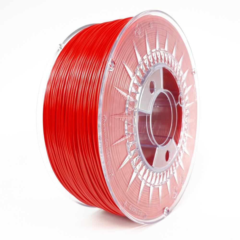 PLA-filamentti 1,75 mm - 1 kg - kuuma punainen
