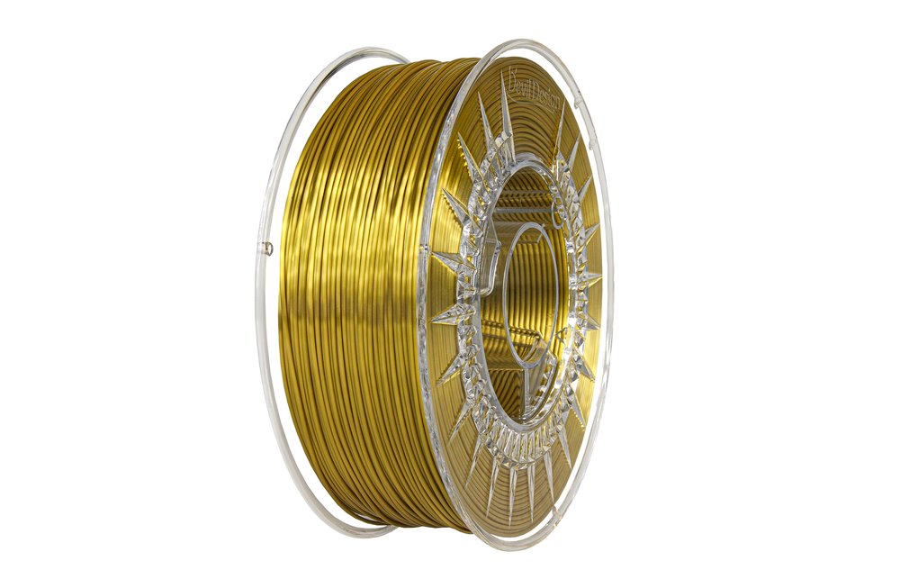 SILK Filament Guld - 1,75 - 1kg - Devil Design