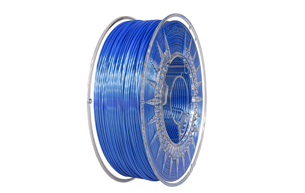 SILK Filament Blauw - 1.75 - 1kg - Devil Design