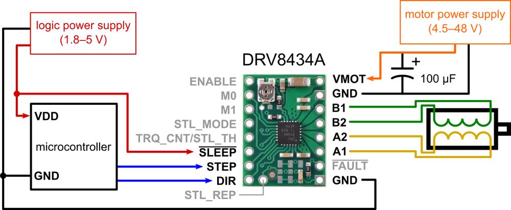 Drv A Support De Pilote De Moteur Pas Pas T Tes D Pingles