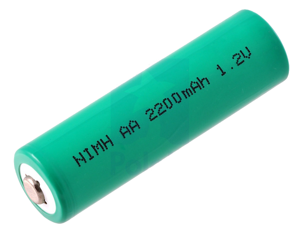 Pile rechargeable NiMH AA : 1,2 V, 2200 mAh, 1 cellule