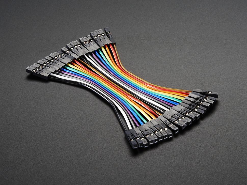 Adafruit Premium hun-/hun-jumperledninger - 20 x 3" (75 mm)