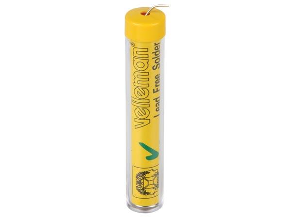 Velleman Lead-Free Soldering Tin with Dispenser - 1mm - Resin Core - 15g