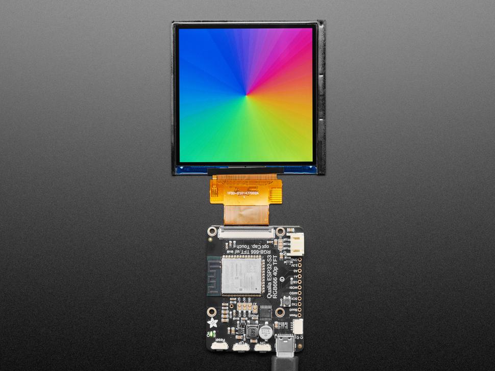 Adafruit Vierkante RGB TTL TFT-display - 3,4" 480x480 Geen touchscreen
