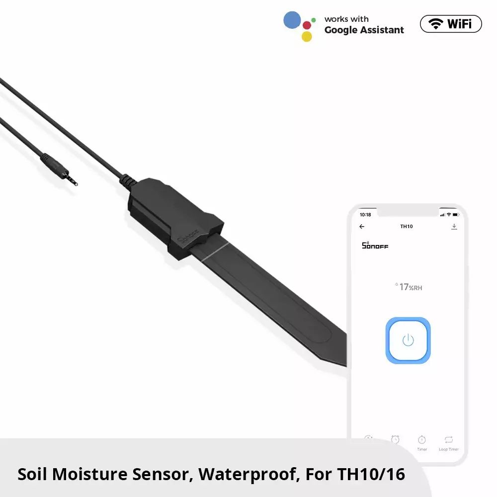 SONOFF MS01- Smart Soil Moisture Sensor with RJ11 Adapter