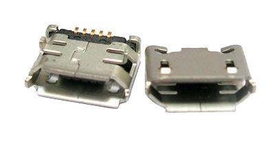 Set 100 Connettori Micro USB Femmina Per Riparazioni - 10 Tipi Diversi - 5 Pin Per Saldatura E Fai Da Te