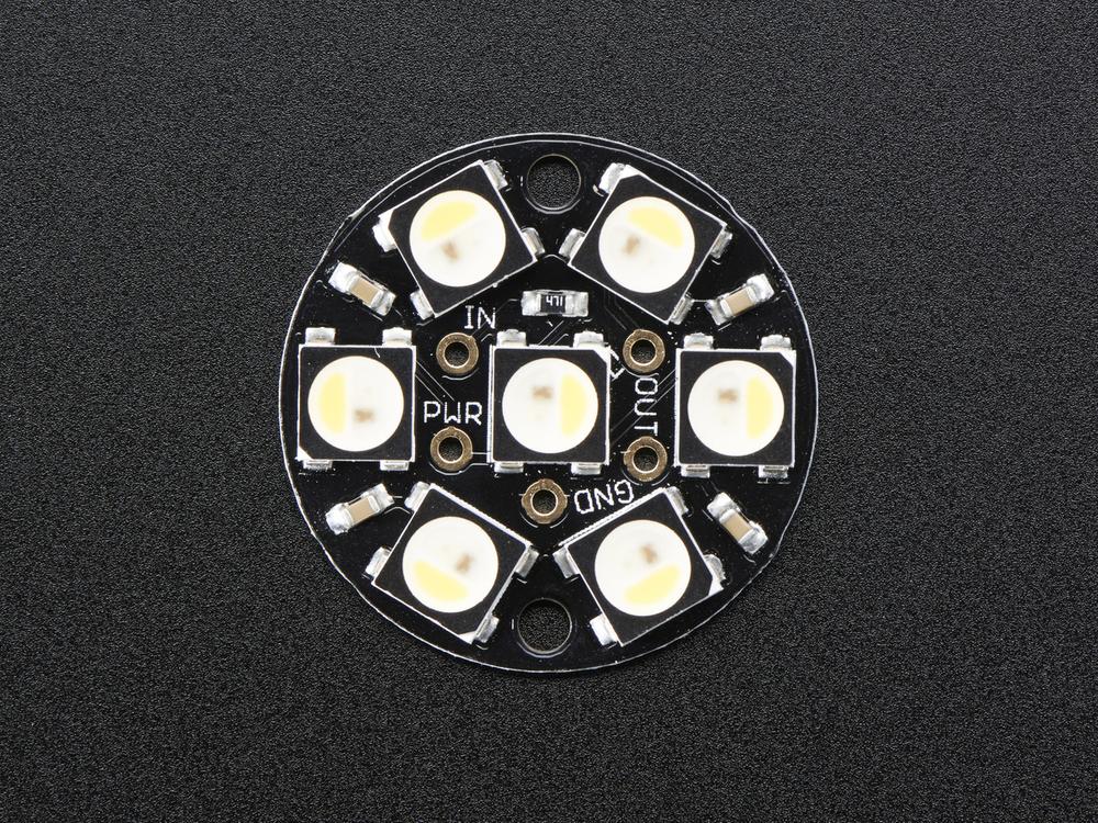NeoPixel Jewel - 7 x 5050 RGBW LED w/ Integrated Drivers - Natural White