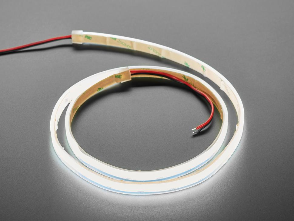 Adafruit Ultra flexibele witte LED-strip - 480 LED's per meter - 1 m lang -