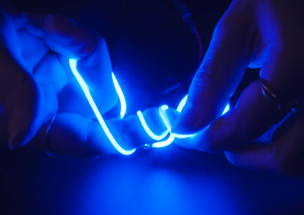 NOOds - Filamento LED Flexible - 3V 300mm largo - Azul