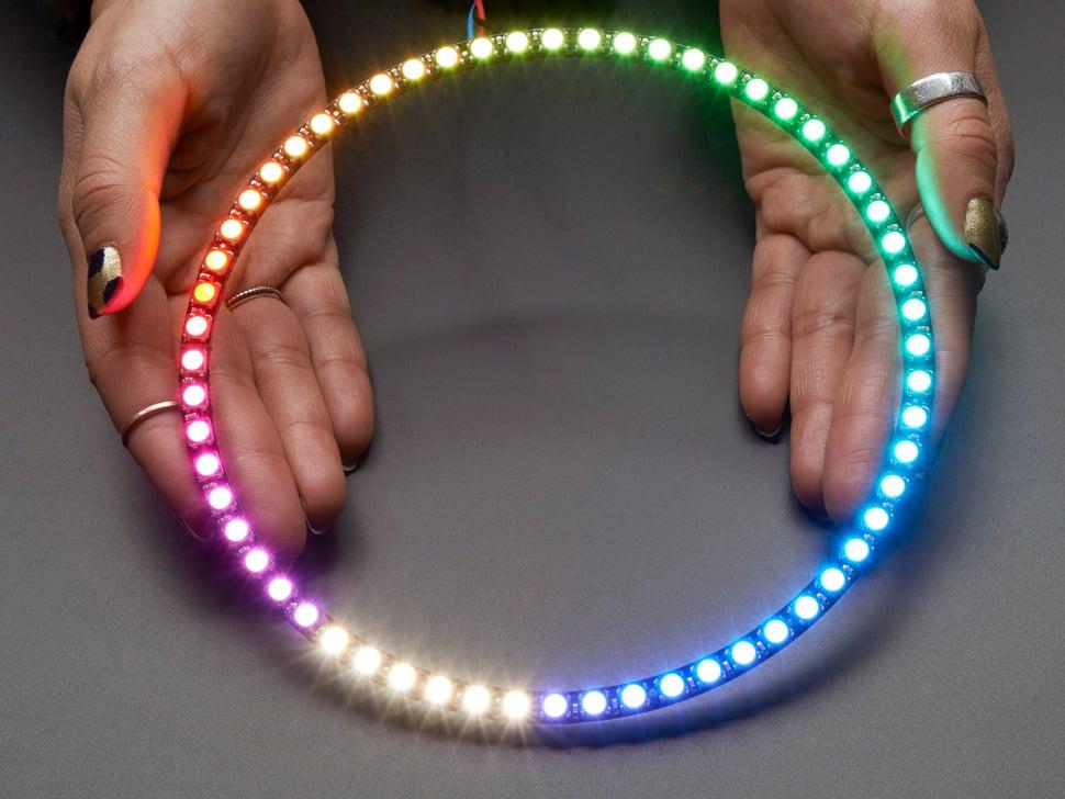 Adafruit NeoPixel 1/4 60 Ring - 5050 RGBW LED met geïntegreerde drivers