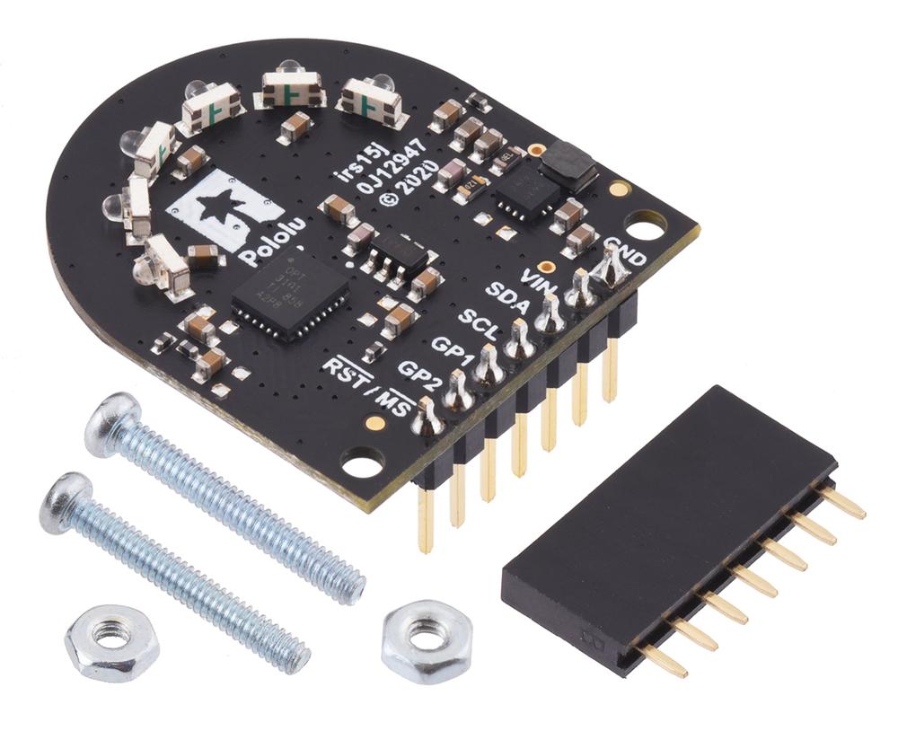 3-Channel Wide FOV Time-of-Flight Distance Sensor for TI-RSLK MAX Using OPT3101