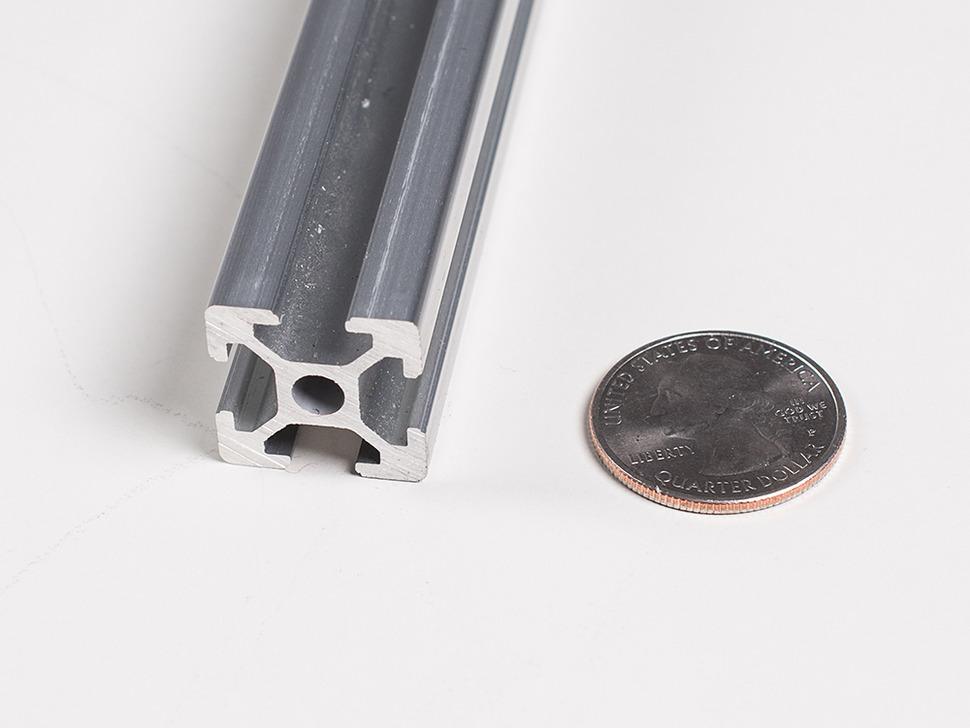 Adafruit Gegroefde aluminium extrusie - 20 mm x 20 mm - 610 mm lang