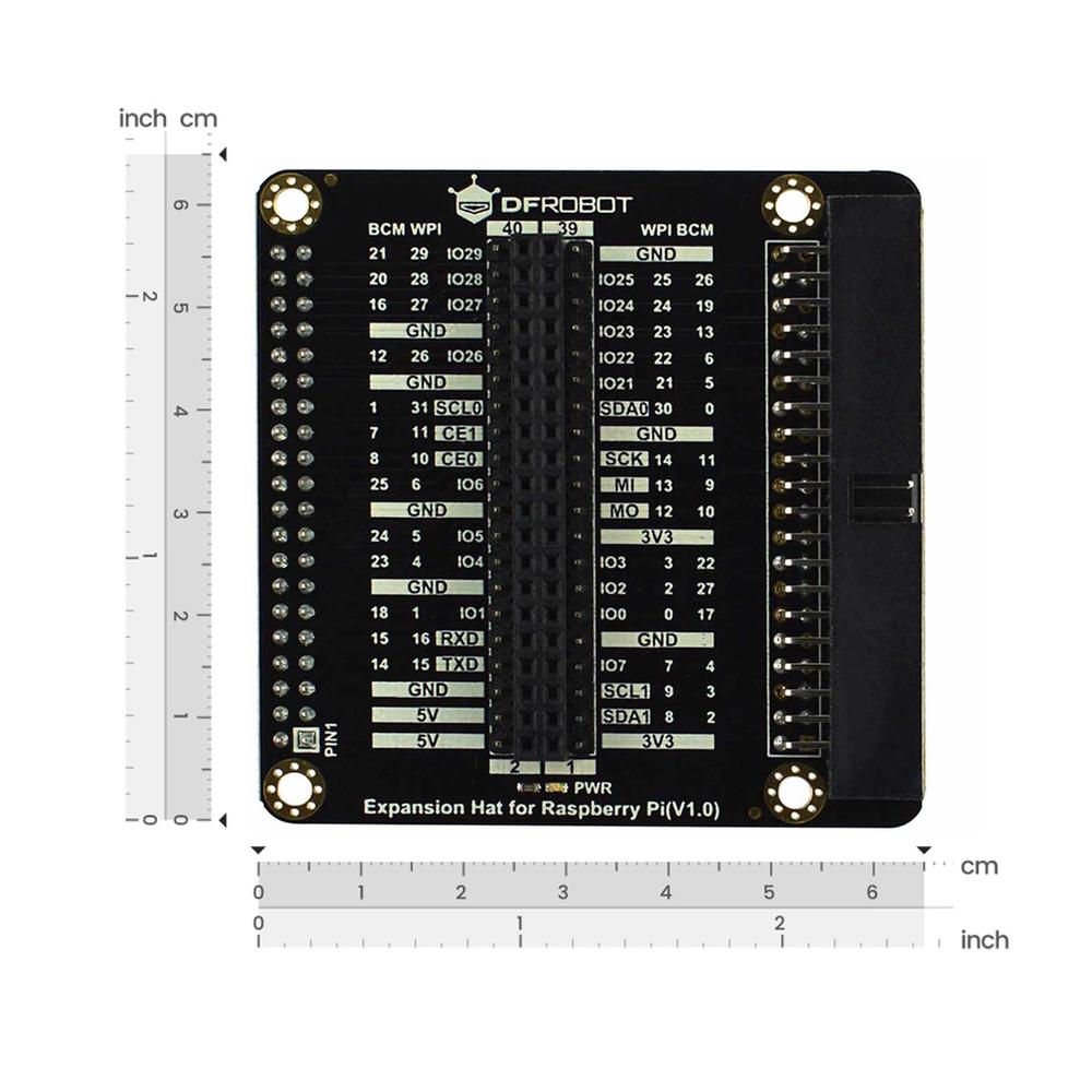 Modul Extention Raspberry Pi 4 DFRobot Chapeau d'extension IO pour Raspberry Pi 5/4/400/3 - Opencircuit