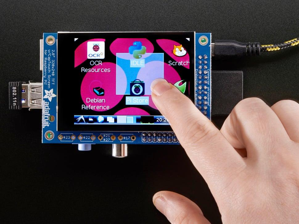Adafruit PiTFT 2.8" TFT 320x240 + capacitief touchscreen voor Raspberry Pi