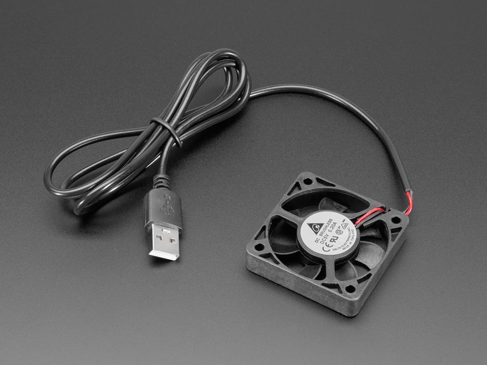 Adafruit 5V Vierkante USB Ventilator - 5 cm