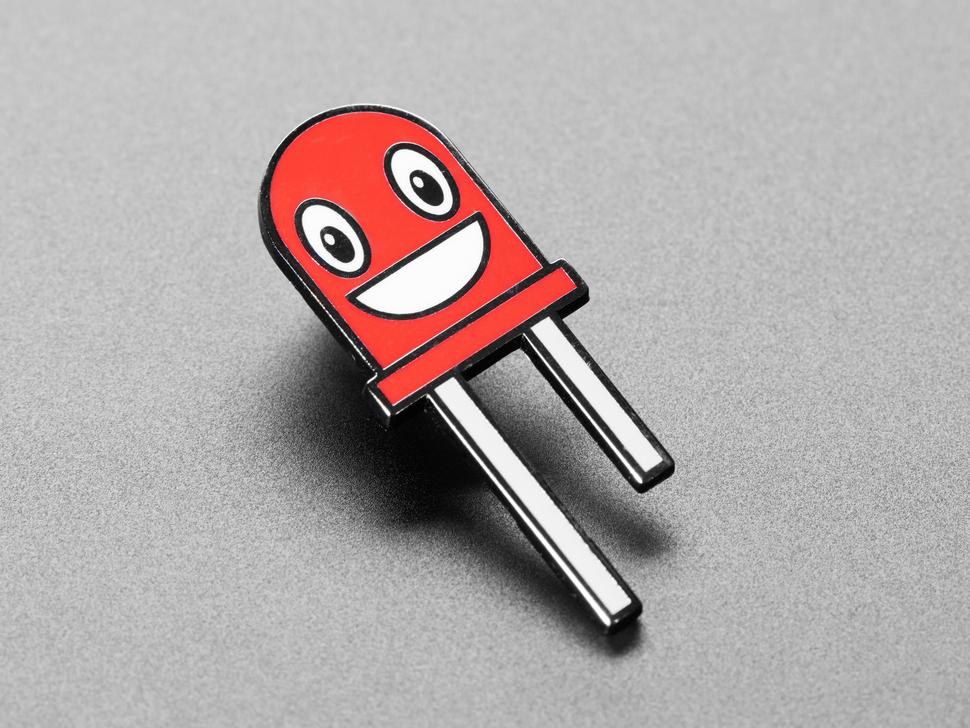 Adafruit Ruby the Red LED Limited Edition Emaille Pin