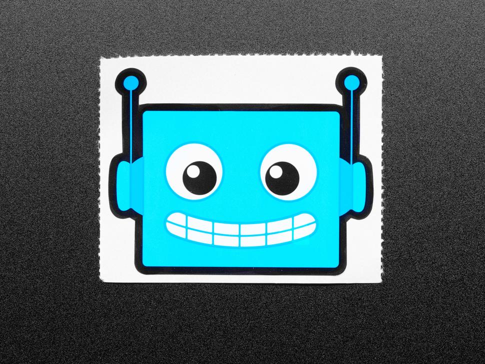 Adafruit AdaBot Hoofd Sticker
