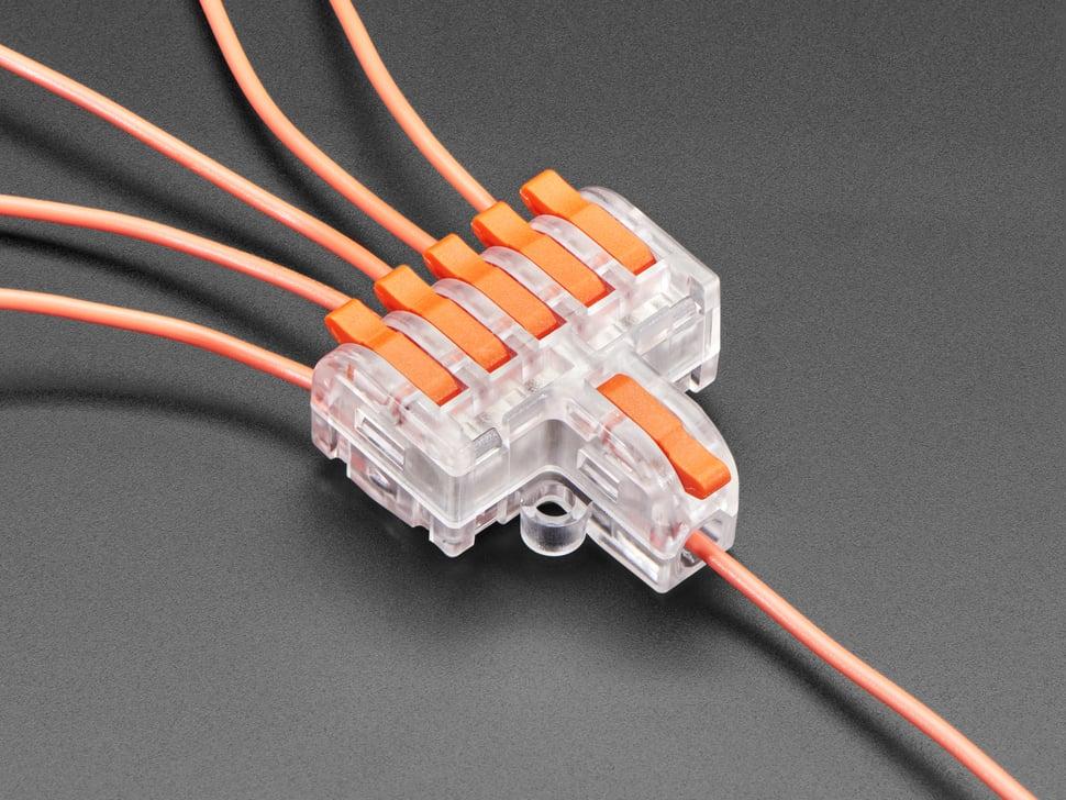 Adafruit Snap-actie 1-tot-5 bedradingsblokconnector