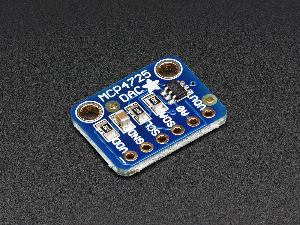 MCP4725  Breakout Board - 12-bits DAC met I2C-interface