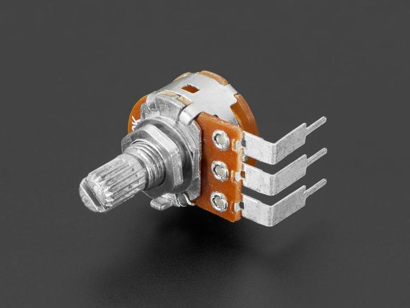 Adafruit Potentiomètre linéaire coudé 10 kΩ à montage sur panneau avec ...