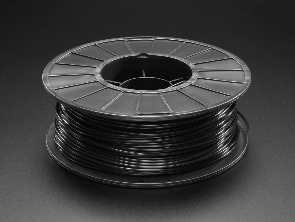 Adafruit PLA-filament voor 3D-printers - 2,85 mm diameter - Zwart - 1,0 kg