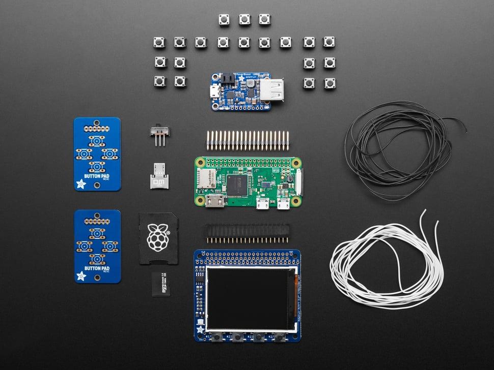 Adafruit Pi GRRL zero onderdelenset - inclusief Pi zero W