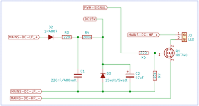 mosfet-control-circuit - Gradateur de lumière DONOFF iot - Opencircuit