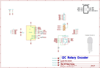 Schéma de l'encodeur rotatif I2C v2.3